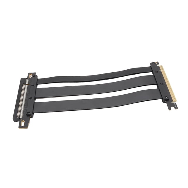 PCIE 5.0 X16 Riser Cable, Gen 5 GPU Graphics Card Extension Cable, 128GBs Speed, Compatible with PCIE 4.0 and WRX80, 90E RTX4090, 5090, RX8900, RX7900XTX