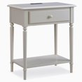 thumbnail image 1 of Leick Home Coastal Notions Night Stand Nightstand, Greige, 1 of 2