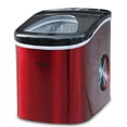 thumbnail image 1 of RCA 26 lbs en acier inoxydable comptoir machine à glaçons, rouge, 1 of 5