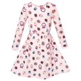 thumbnail image 1 of Robe Fille Imprimé Chêne Rose Pâle Manches Longues Princesse 2 Ans, 1 of 5
