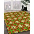thumbnail image 3 of Ahgly Company Machine Washable Indoor Rectangle Transitional Green Area Rugs, 7' x 10', 3 of 7