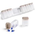thumbnail image 1 of Weekly Pill Organizer Magnetic Removable Pill Box Day Time a Day Large Pill Case Travel Week Once Daily Medication Dispenser Medicine Container Holder for Supplement Vitamin Blac, 1 of 6