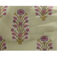 thumbnail image 4 of oneOone Georgette Viscose Fabric Leaves & Floral Block Printed Craft Fabric BTY 42 Inch Wide, 4 of 5
