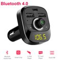 thumbnail image 1 of Car Bluetooth FM Transmitter Wireless Handsfree Audio Receiver MP3 Player Dual USB Fast Charger, 1 of 4