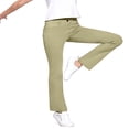 thumbnail image 2 of Womens Bootcut Yoga Pants Stretchy Work Slacks Pants Casual Straight Leg Trousers with Pockets, 2 of 5