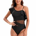 thumbnail image 1 of FcBaudy Womens Swimsuits One Piece Swimsuit Women Plus Size Swimsuit for Women Tankini Swimsuits for Women Women Solid Color Backless Strap Bikini Swimsuit Women Nylon Swimsuit, 1 of 9