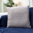 thumbnail image 5 of Herringbone Stripe Cotton Cushions Set of 2 Poly Filled With Zipper Machine Washable, 5 of 5