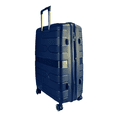 thumbnail image 4 of TRAVLR Valise à Roulettes de 28 Pouces pour Enregistrement, 100 % PP, Résistante aux Chocs, Légère et Extensible - Bleu Marine., 4 of 9