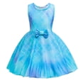 thumbnail image 1 of HAWEE Déguisement de Princesse Robe Courte Mermaid Princesse Tenue de Fête d'Anniversaire Cosplay pour Filles, 1 of 7