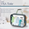 thumbnail image 4 of Toiletry Bag Kit Set: Hanging Travel Toiletry Bag + 311 TSA Cosmetic Liquid Bag + Ultralight Accessory Organizer Pouch (Green), 4 of 7