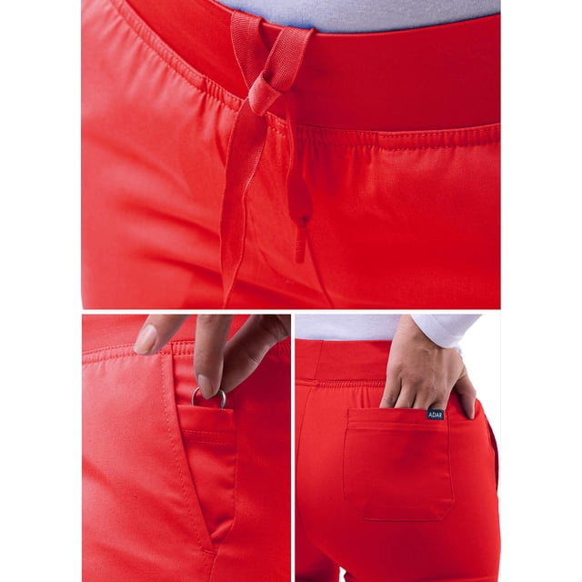 Adar Pro Sarraus pour Femmes - Pantalon de Sarrau de Yoga Ajusté