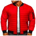 thumbnail image 1 of Men‘s Lightweight Packable Down Jacket Water Resistant Winter Puffer Coat Short Full-Zip Down Coat, 1 of 5