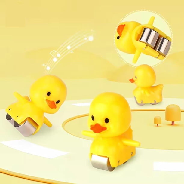 Qoukonao – Jeu De Canards Escaladeurs électriques – 12 Canards, LED Clignotantes, Musique – Montagne Russe Sensorielle Dès 3 Ans