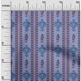 thumbnail image 1 of oneOone Tissu Polyester Lycra Imprimé Tourbillon & Paisley Ikat pour Couture Largeur 56 Pouces, 1 of 4