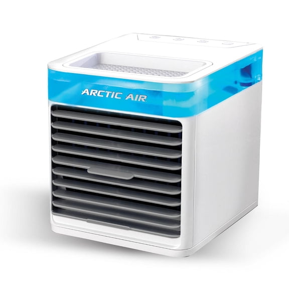 Refroidisseur Personnel Arctic Air Chill Max – Refroidisseur d'Air Évaporatif Portatif avec Technologie Hydro-Chill, Contrôle à 4 Vitesses, Lumière de Nuit DEL Ajustable