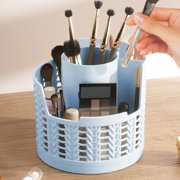pstuiky Rotating Pen Holder Organizer | Multi-Compartment Desk Storage | 4.53X4.53X3.94In Plastic Pen Container | Office Desktop Organizer | Stationery Box
