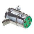 thumbnail image 3 of RV Designer Adaptateur de Connecteur de Câblage de Remorque P409 4 Voies Rond; Chromé; Extrémité de Remorque; Simple, 3 of 4