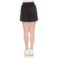 thumbnail image 3 of White Mark Short en Molleton Longline Extensible à Taille Haute pour Femmes, 3 of 5