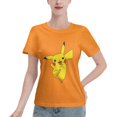 thumbnail image 1 of Women's Basic Short Sleeve T-Shirt Pikachu, 1 of 6