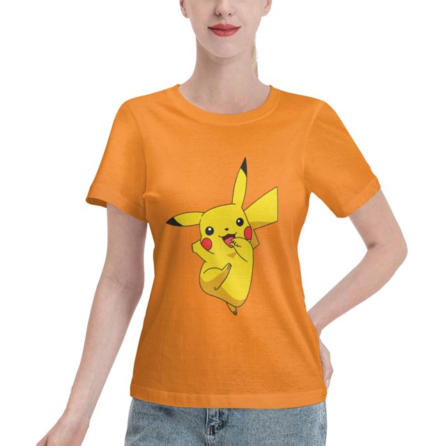 Women's Basic Short Sleeve T-Shirt Pikachu