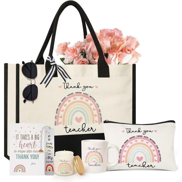 Teacher Gifts for Women, Best Teacher Appreciation Gifts, Back to School Gift, End of The Year Teacher Gift, Unique Thank You/Christmas/Birthday Baskets Gifts for Teachers