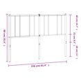 thumbnail image 4 of vidaXL Metal Headboard White 150 cm, 4 of 5