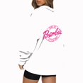 thumbnail image 2 of Mode Décontractée à Manches Longues Imprimé Floral Fermeture Éclair Épaule Extérieure Surdimensionnée Sweat-Shirts Noir S, 2 of 6