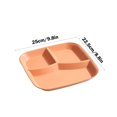 thumbnail image 3 of Fridja Liquidation à Moins de 5 $ Assiettes Compartimentées de 10 Pouces pour Manger Paille Souper pour Enfants Adultes Pique-Nique Assiettes Réutilisables, 3 of 5