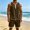 Coffee, variant on XiYing Men's Shorts, Men's Solid Color Sleeveless Round Neck T-Shirt with Elastic Waist Drawstring Shorts Set, Casual Streetwear for Active Lifestyle, Lounge, Summer Pack of 1
