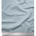thumbnail image 1 of Soimoi Velvet Fabric Geometric Small Print Fabric by The Yard 58 Inch Wide, 1 of 3