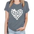 thumbnail image 1 of RKSTN Hauts pour Femmes 2024 Été Décontracté Ample Grande Taille Imprimé Graphique Lapin de Pâques Blouse Mode Col Rond Manches Courtes T-shirt, 1 of 4