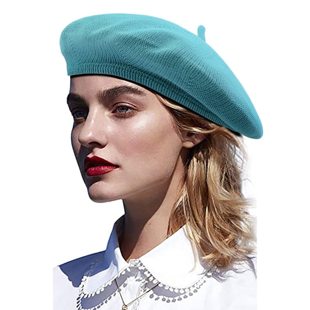 Lady Beret Autumn Winter Lightweight Breathable Fashion Solid Color Bonnet