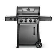 Napoleon Freestyle 425 Propane Gas BBQ Grill with Range Side Burner, Graphite Grey