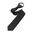 thumbnail image 2 of Cravate Rétro Étroite pour Hommes Garçons Mariage Fête Boîte de Nuit Cravate Fine Pratique Cravate à Corde pour Mariage Fête Boîte de Nuit Robe de Mariée Noire, 2 of 9