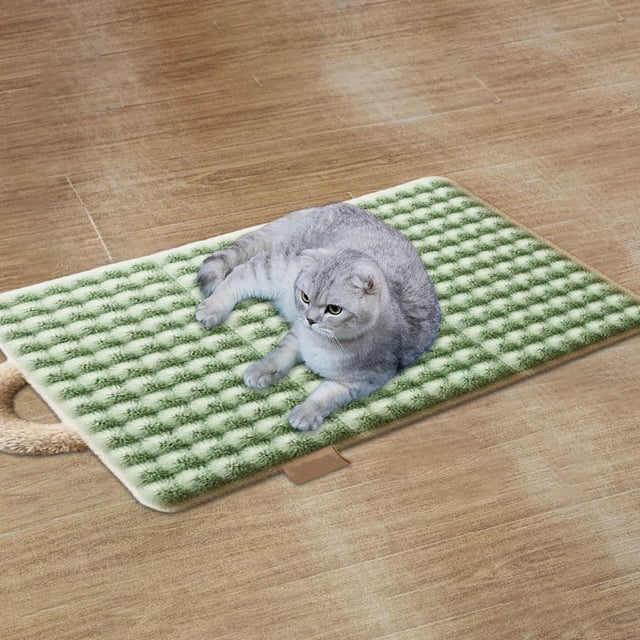 Tapis de Lit pour Animaux en Flanelle Réversible pour Confort Intérieur et Coussin de Couchage Chaud pour Chiens et Chats