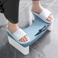 thumbnail image 4 of XWSHYW Deals of the Day Clearance Prime Toilet Stool Squatting Poop Stool Bathroom Potty Step Stool Toilet Assistance Steps Step Stool Fits All Toilets Detachable Stackable, 4 of 8