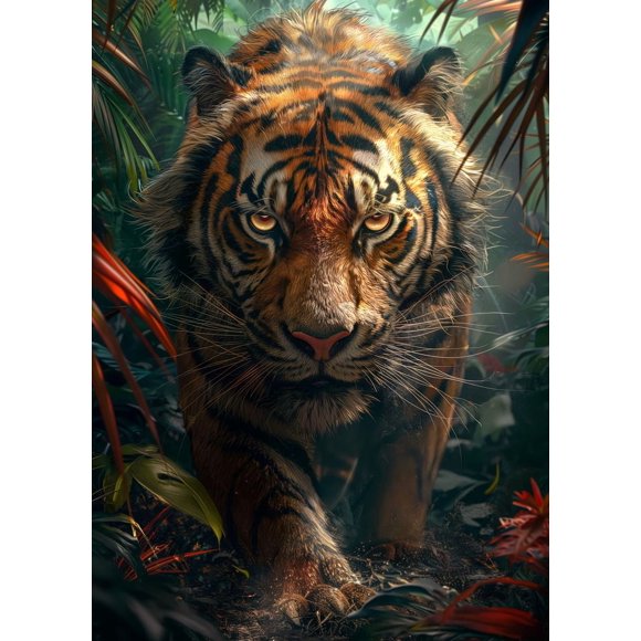 Leopard Frog Bird Sloth Poster Wall Art Picture Abstract Wild Animal Canvas Painting And Print for Modern Living Room Home Decor50 x 70 cm (without frame),SKU-13