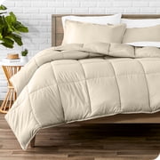Bare Home Goose Down Alternative Comforter Set - 3 Piece Set - King/Cal King, Sand