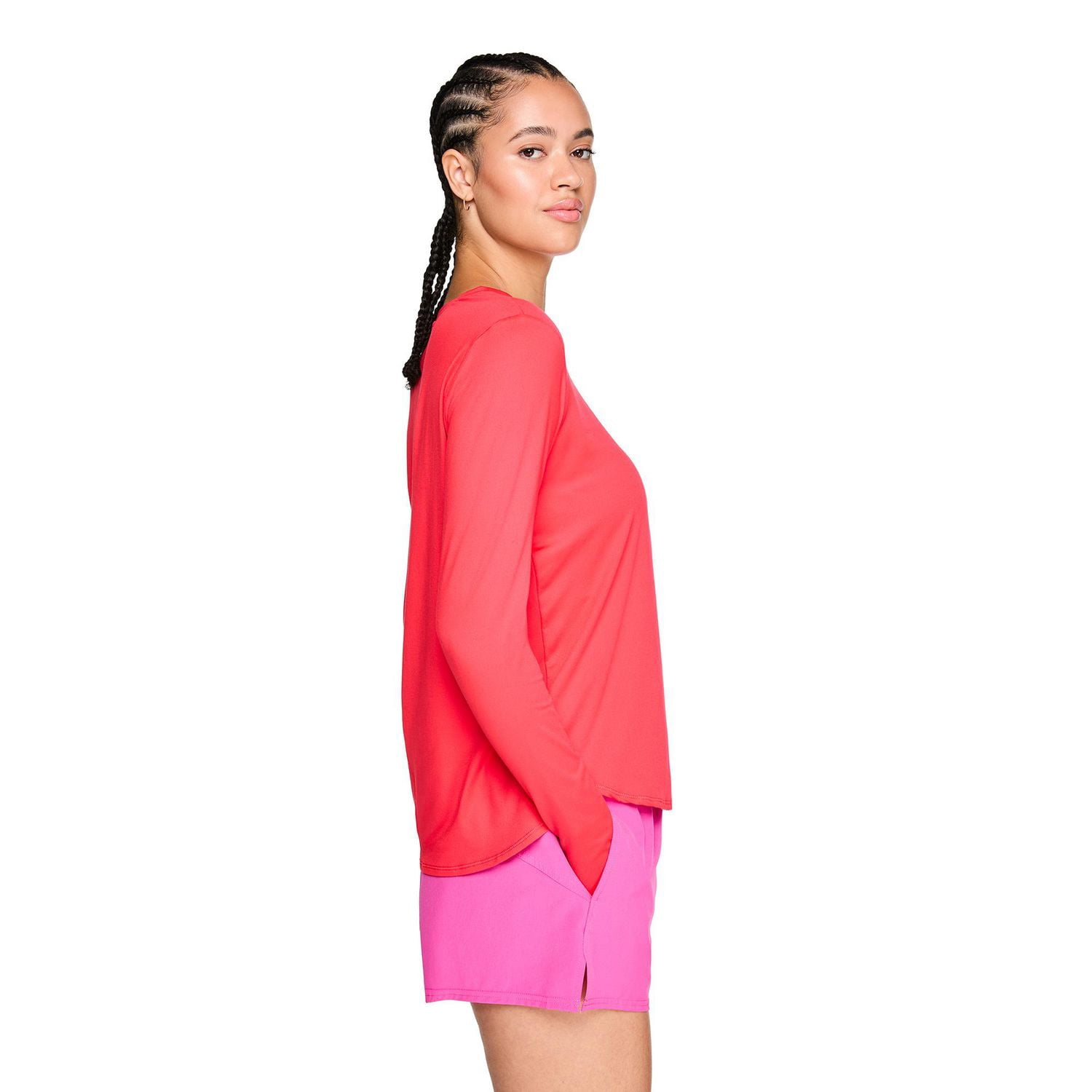 T-shirt à manches longues Athletic Works pour femmes