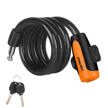 XZNGL Heavy Duty Bike Lock Bike Locks, Bike Locks Heavy Duty Against Theft Bicycle Lock with Keys Lock Chain for Bike, Motorcycle, Bicycle, Door, Gate, Fence, Grill