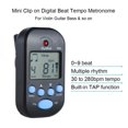 thumbnail image 4 of Lefu M50 Mini Métronome Électronique LCD Numérique pour Violon Basse Guitare Électrique Piano Accessoires d'Instruments de Musique, 4 of 10
