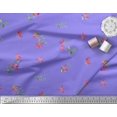thumbnail image 3 of Soimoi Poly Georgette Fabric Leaves & Floral Artistic Decor Fabric Printed Yard 52 Inch Wide, 3 of 5