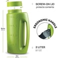 thumbnail image 1 of Hand Spreader Hand Held Adjustable Watering Jug Fertilizer Bottle Fertilizer Salt Spreader With Shovel, 1 of 8