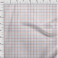 thumbnail image 4 of oneOone Rayon Peach Fabric Check Sewing Craft Projects Fabric Prints By Yard 56 Inch Wide, 4 of 4