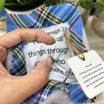 thumbnail image 4 of Handmade Pocket Prayer Quilt with Cross Inside, Individually Sewn Mini Scripture Quilt with Poem, Comfort Gift for Friends and Family, 4 of 6