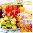 thumbnail image 2 of Animal Fruit Forks Cartoon Kid Snack Cake Dessert Food Fruit Pick Toothpic A2J4, 2 of 8