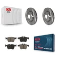 thumbnail image 1 of CMX Rear Disc Brake Rotors and Ceramic Pads Kit for Car Mercedes-Benz C300 C400 C350e K8C-103249, 1 of 11