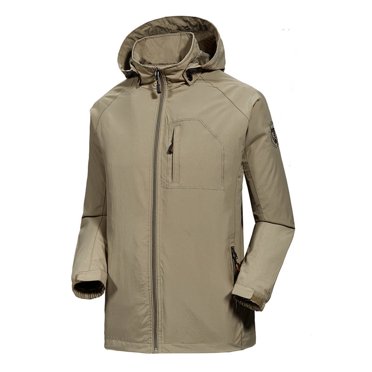 Pisexur Men's Tactical Jacket Stretch Waterproof-Breathlable Rain Jacket Water-Resistant Jacket Soft Shell Winter Coats Military Jacket