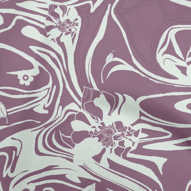 oneOone Cotton Poplin Dusty Purple Fabric Abstracts Craft Projects Decor Fabric Printed By The Yard 42 Inch Wide