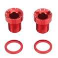 thumbnail image 1 of Bike Crank Screw, Fine Thread 2 Pieces Bike Spline Crank Screw  For DIY For Bike For Repair Red, 1 of 8